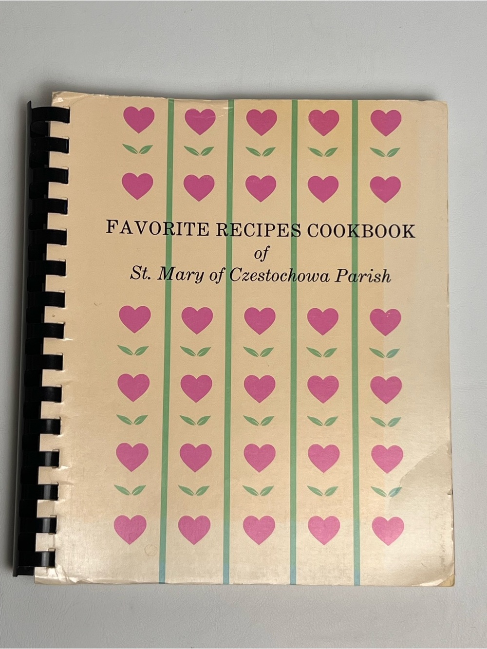 St. Mary of Czestochowa Parish VTG Spiral Favorite Recipes Cookbook 1980’s